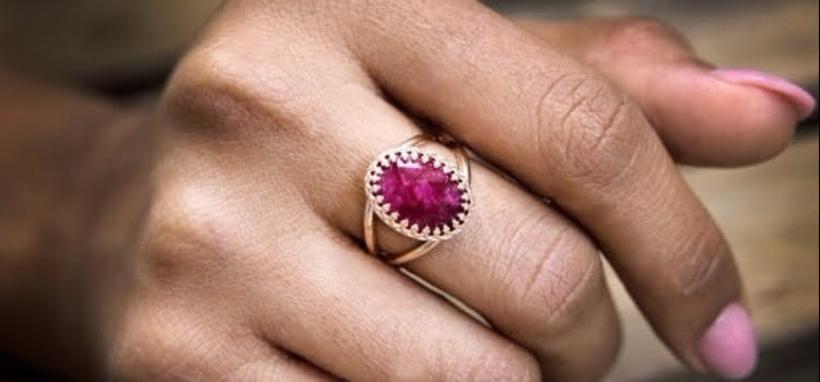 diamond ruby rings